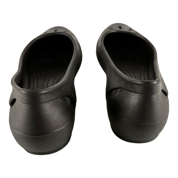 Crocs Kelli Flats Cutout Black Ballet Flats - Picture 8 of 11
